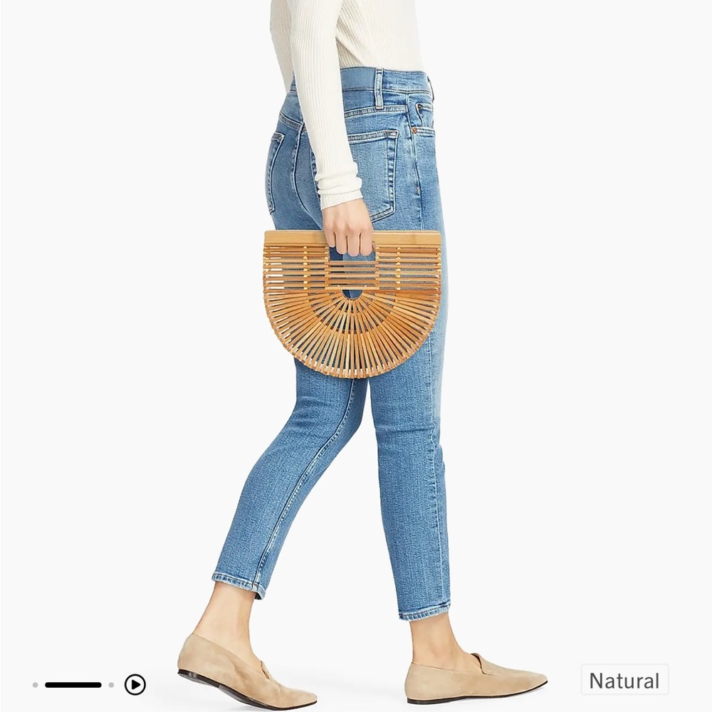 Cult Gaia Wooden U-Shaped Handbag - Picture 3 of 6
